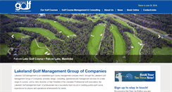 Desktop Screenshot of lakelandgolfmanagement.com