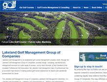 Tablet Screenshot of lakelandgolfmanagement.com